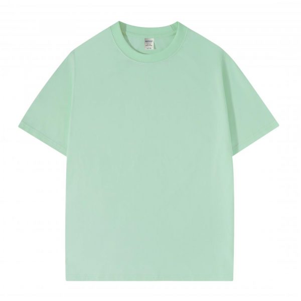 L231 230gsm Pure Cotton Regular Fit Crew Neck Short Sleeve Shirt 8