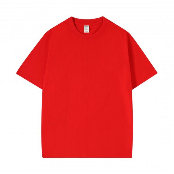 L231 230gsm Pure Cotton Regular Fit Crew Neck Short Sleeve Shirt 6