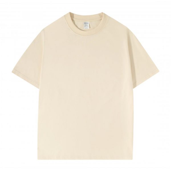 L231 230gsm Pure Cotton Regular Fit Crew Neck Short Sleeve Shirt 4