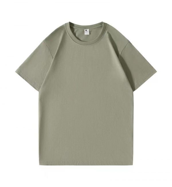 L240 240gsm heavyweight long-staple cotton crew neck short-sleeve 7A antibacterial