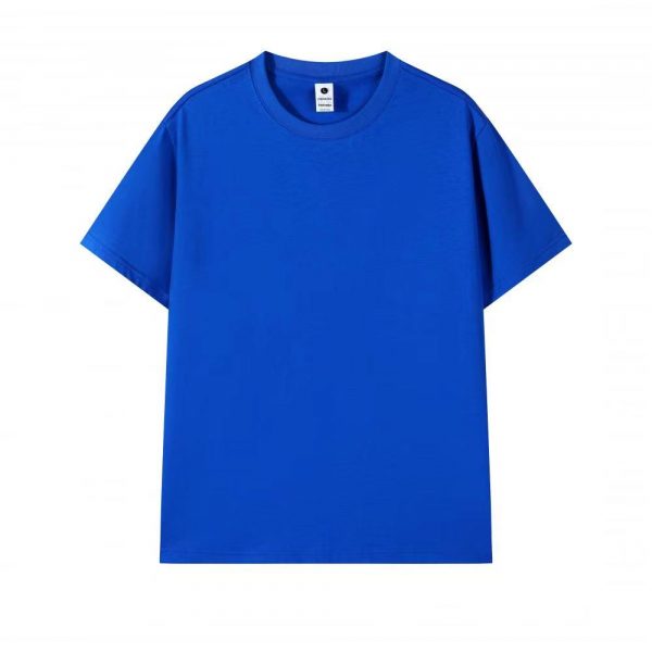 微信图片_202405101627441 L232 40S Double Yarn Solid Color Slight Drop-Shoulder T-shirt