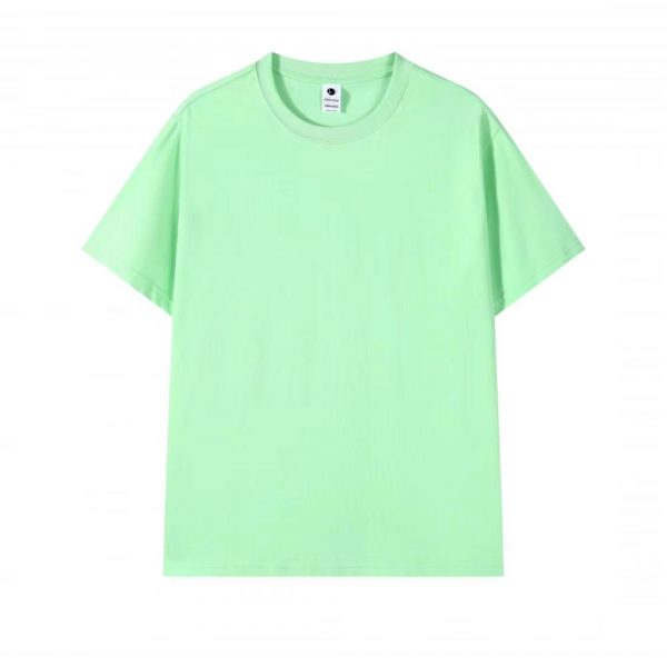 微信图片_202405101627454 L232 40S Double Yarn Solid Color Slight Drop-Shoulder T-shirt