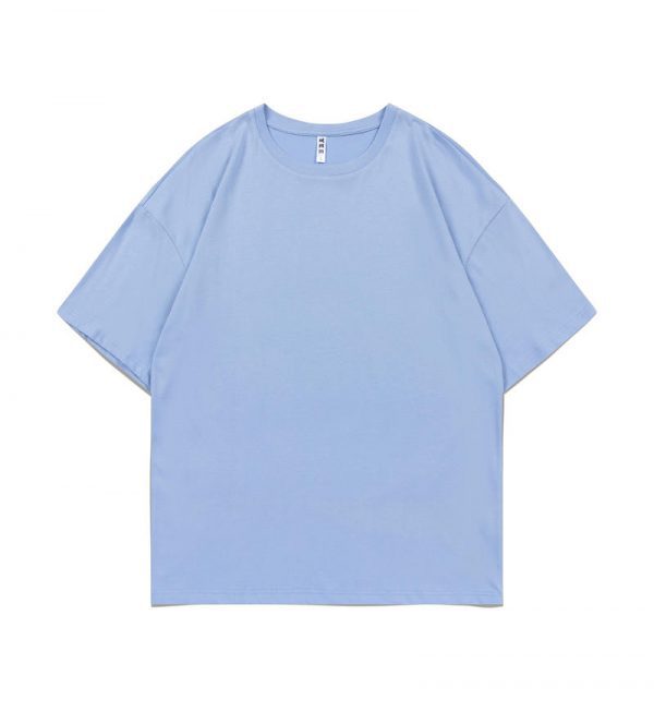 13362047350747794 L202 200gsm Pure Cotton Drop Shoulder Round Neck Half Sleeve