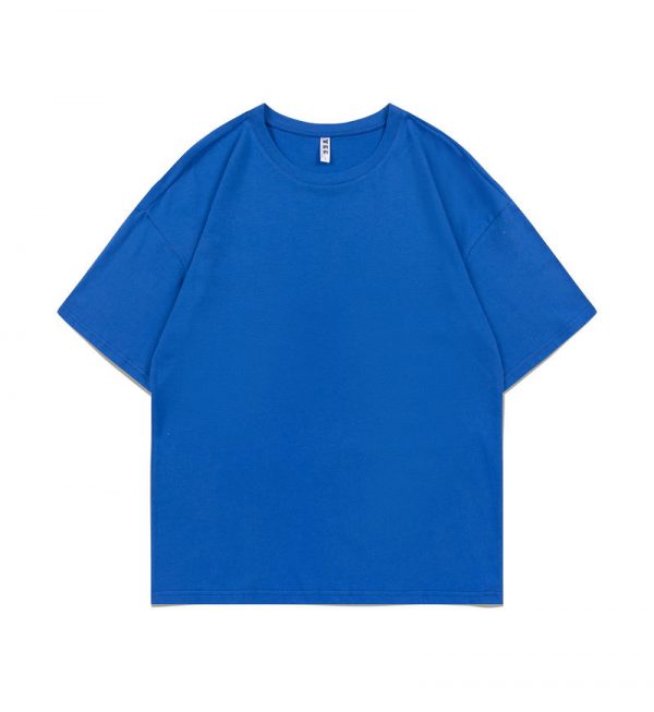 13362047350755773 L202 200gsm Pure Cotton Drop Shoulder Round Neck Half Sleeve