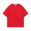 13362047350757766 L202 200gsm Pure Cotton Drop Shoulder Round Neck Half Sleeve