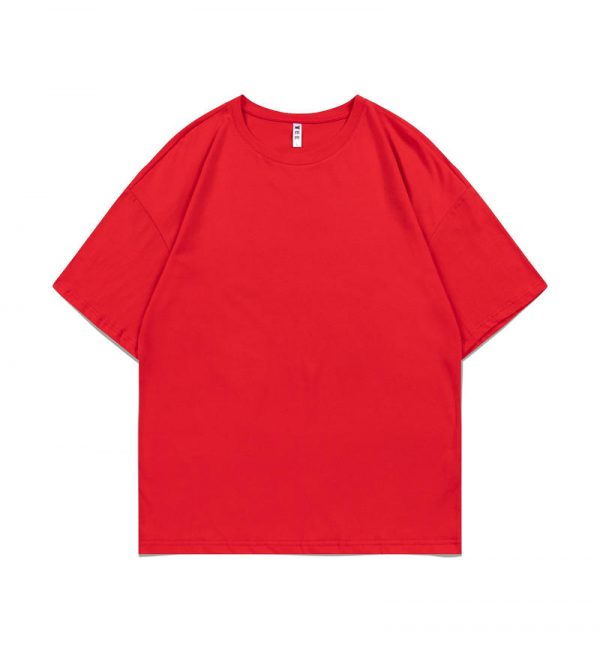 13362047350757766 L202 200gsm Pure Cotton Drop Shoulder Round Neck Half Sleeve