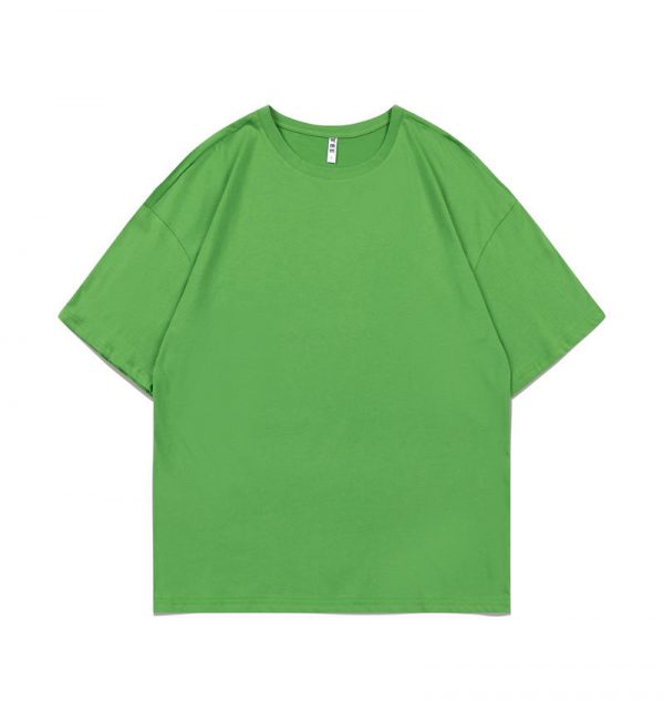 13362047350759760 L202 200gsm Pure Cotton Drop Shoulder Round Neck Half Sleeve