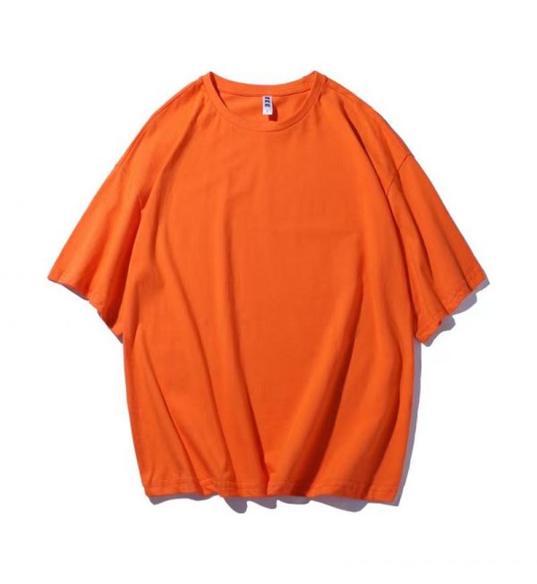 13362047350763747 L202 200gsm Pure Cotton Drop Shoulder Round Neck Half Sleeve