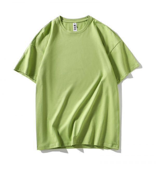 13362047350765740 L202 200gsm Pure Cotton Drop Shoulder Round Neck Half Sleeve