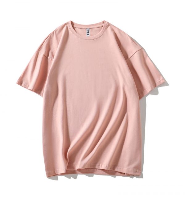 13362047350769237 L202 200gsm Pure Cotton Drop Shoulder Round Neck Half Sleeve