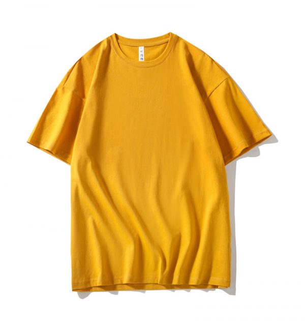 13362047350770234 L202 200gsm Pure Cotton Drop Shoulder Round Neck Half Sleeve