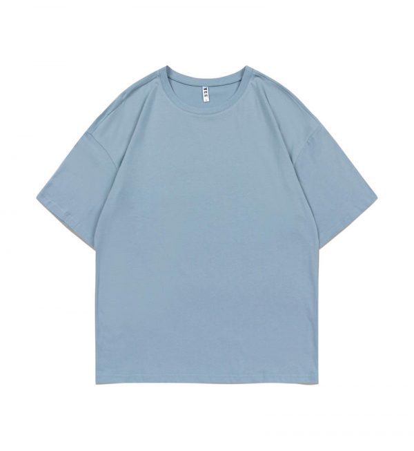 13362047350774221 L202 200gsm Pure Cotton Drop Shoulder Round Neck Half Sleeve