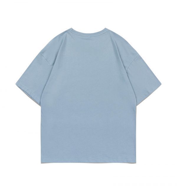 13362047351400853 L202 200gsm Pure Cotton Drop Shoulder Round Neck Half Sleeve