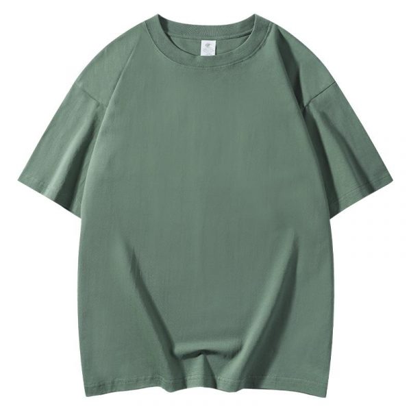 133620559046379519 L221 220gsm Triple Needle Drop Shoulder Round Neck cheap custom t shirts