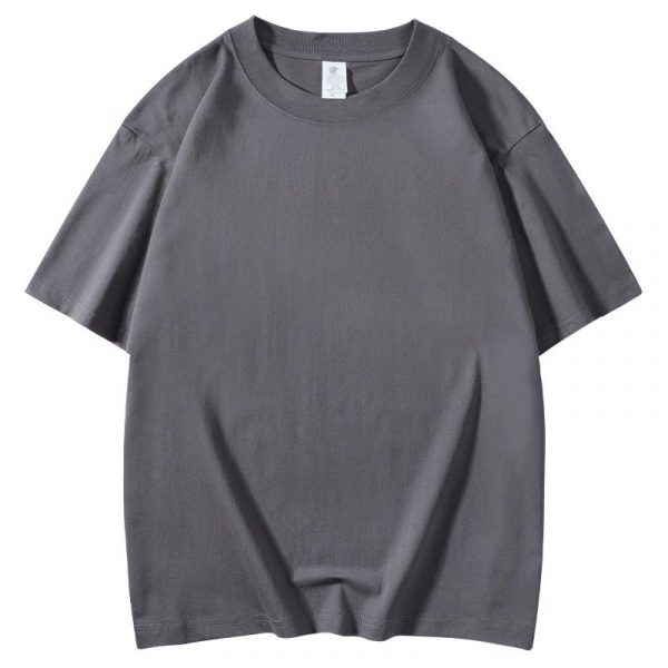133620559046399441 L221 220gsm Triple Needle Drop Shoulder Round Neck cheap custom t shirts