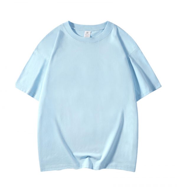 13362056096423837 L221 220gsm Triple Needle Drop Shoulder Round Neck cheap custom t shirts