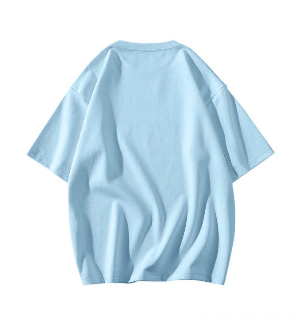 13362056096430155 L221 220gsm Triple Needle Drop Shoulder Round Neck cheap custom t shirts