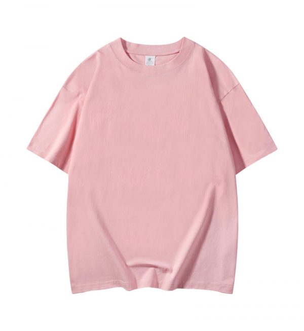 13362056096432962 L221 220gsm Triple Needle Drop Shoulder Round Neck cheap custom t shirts