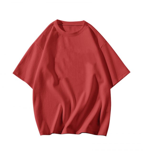 13362056096440943 L221 220gsm Triple Needle Drop Shoulder Round Neck cheap custom t shirts