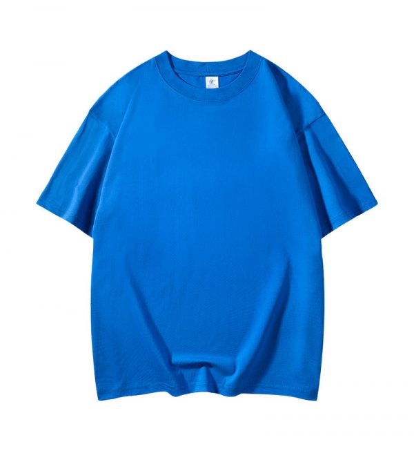 13362056096465499 L221 220gsm Triple Needle Drop Shoulder Round Neck cheap custom t shirts