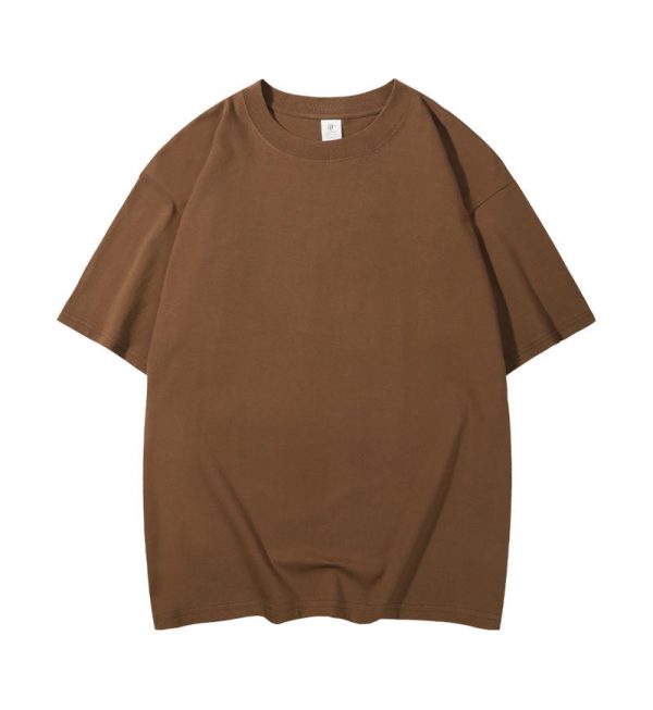 13362056096474649 L221 220gsm Triple Needle Drop Shoulder Round Neck cheap custom t shirts