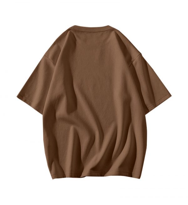 13362056096476647 L221 220gsm Triple Needle Drop Shoulder Round Neck cheap custom t shirts