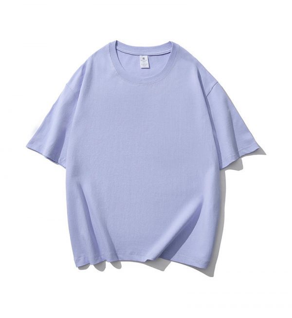 13362056096481630 L221 220gsm Triple Needle Drop Shoulder Round Neck cheap custom t shirts