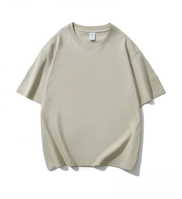 13362056096486121 L221 220gsm Triple Needle Drop Shoulder Round Neck cheap custom t shirts