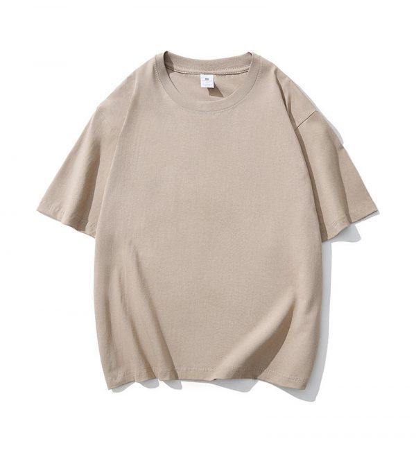 13362056096489111 L221 220gsm Triple Needle Drop Shoulder Round Neck cheap custom t shirts