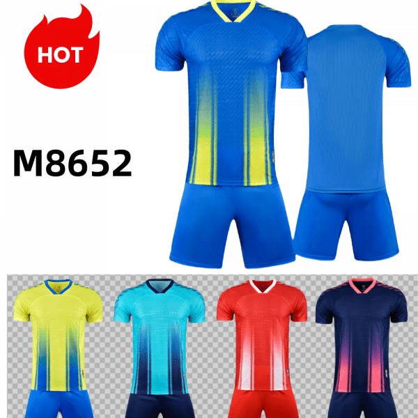 M8652 red soccer jersey