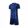 Simple Vintage Blue Soccer Jersey Set Customization